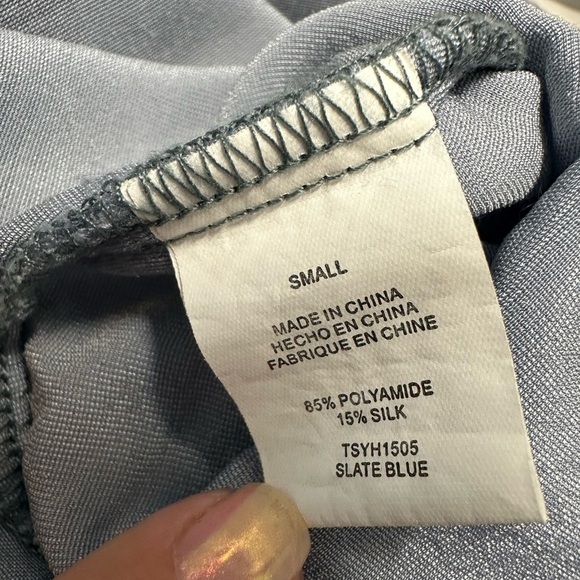 Thread & Supply Velvet Button Down Shirt With Floral Contrast Sz S - Picture 7 of 9